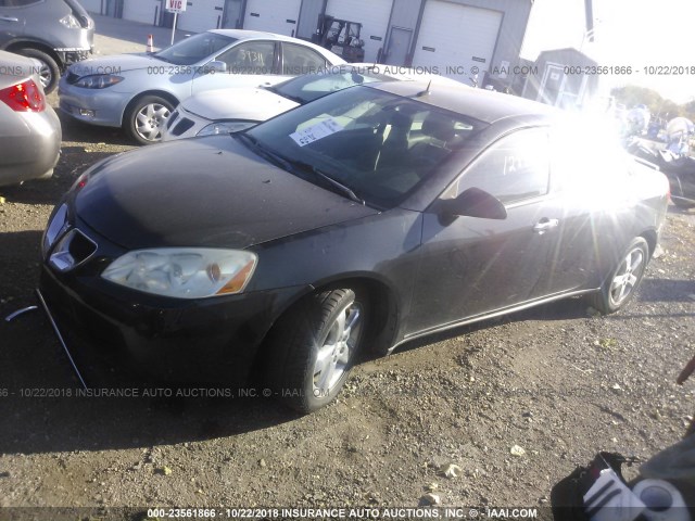 1G2ZG57N484302420 - 2008 PONTIAC G6 SE BLACK photo 2