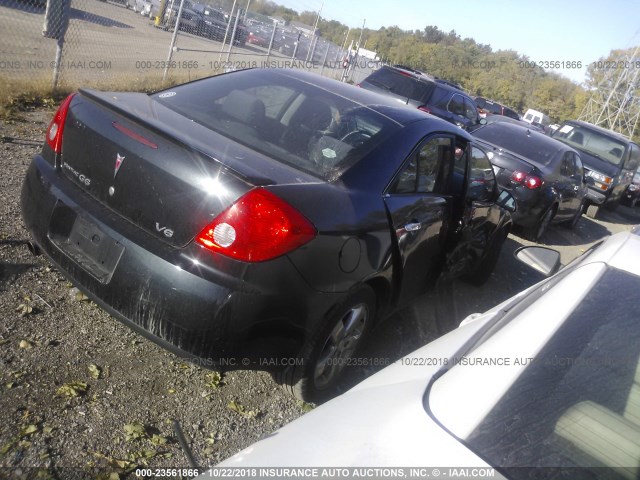 1G2ZG57N484302420 - 2008 PONTIAC G6 SE BLACK photo 4