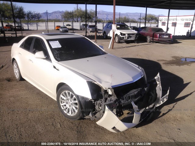 1G6DF5EYXB0104187 - 2011 CADILLAC CTS LUXURY COLLECTION WHITE photo 1