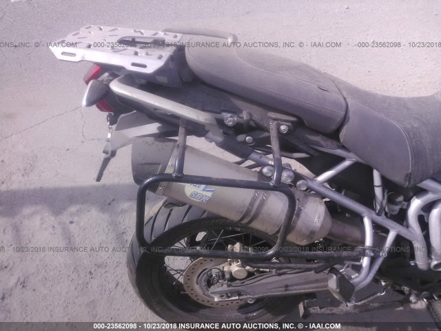 SMTE06BF1BJ496497 - 2011 TRIUMPH MOTORCYCLE TIGER 800XC ABS შავი ფოტო 6