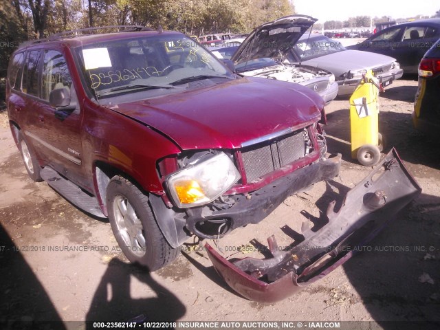 1GKDT13S462140713 - 2006 GMC ENVOY MAROON photo 1