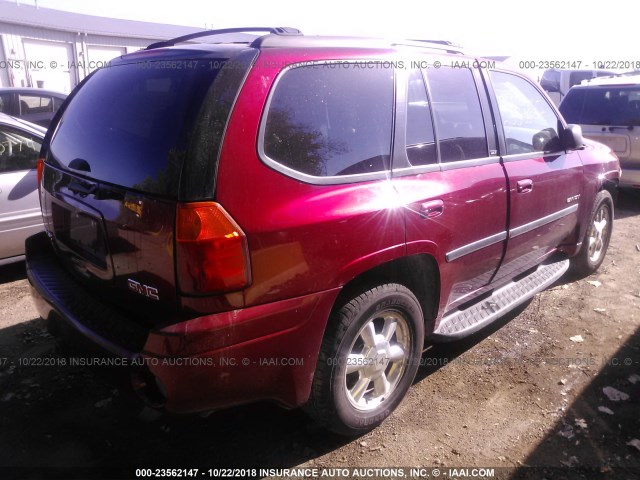 1GKDT13S462140713 - 2006 GMC ENVOY MAROON photo 4