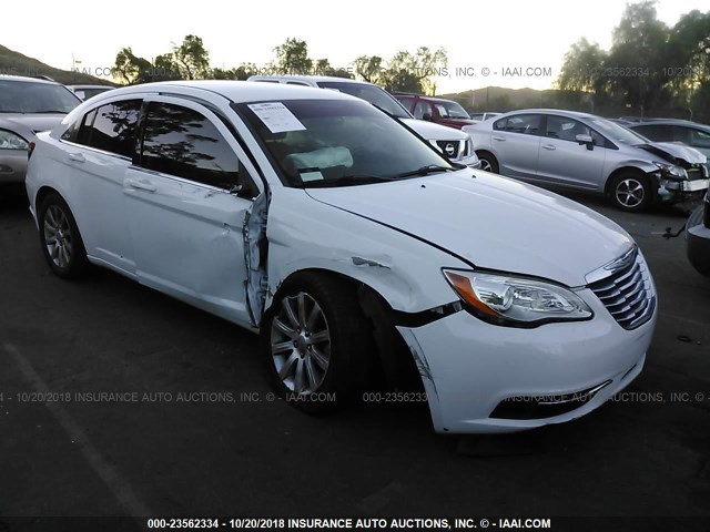 1C3CCBBB0DN545336 - 2013 CHRYSLER 200 TOURING WHITE photo 1