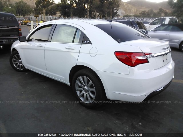 1C3CCBBB0DN545336 - 2013 CHRYSLER 200 TOURING WHITE photo 3