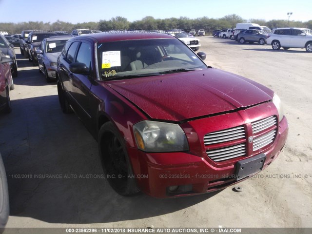 2D4FV47V87H626134 - 2007 DODGE MAGNUM SXT RED photo 1