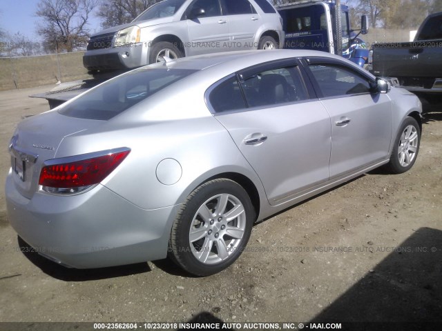 1G4GD5E35CF131411 - 2012 BUICK LACROSSE PREMIUM SILVER photo 4