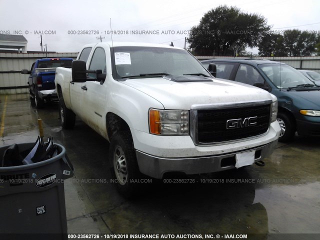 1GT12ZCG1EF116615 - 2014 GMC SIERRA K2500 HEAVY DUTY WHITE photo 1