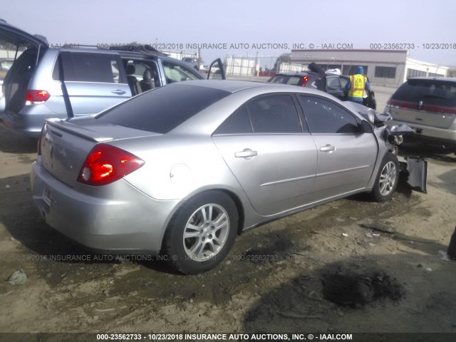 1G2ZG57BX84163691 - 2008 PONTIAC G6 SE SILVER photo 4