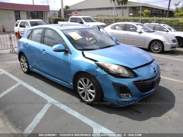 JM1BL1H59A1123345 - 2010 MAZDA 3 S TEAL photo 1