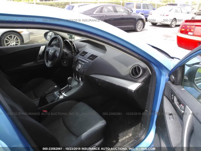 JM1BL1H59A1123345 - 2010 MAZDA 3 S TEAL photo 5