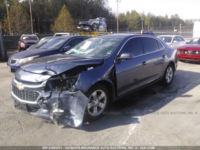 1G11C5SL1FF259286 - 2015 CHEVROLET MALIBU 1LT 蓝色 照片 2