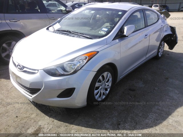 5NPDH4AE4DH216227 - 2013 HYUNDAI ELANTRA GLS/LIMITED GRAY photo 2