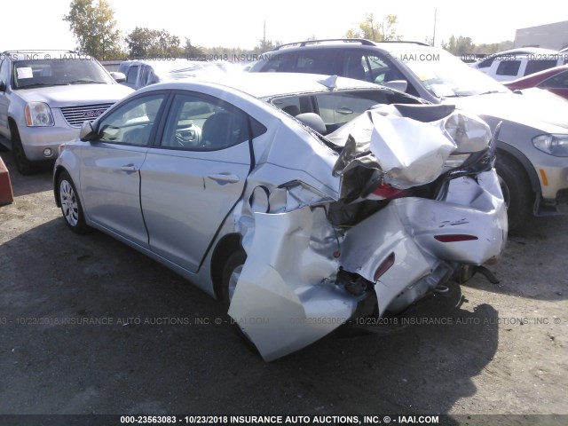 5NPDH4AE4DH216227 - 2013 HYUNDAI ELANTRA GLS/LIMITED GRAY photo 3