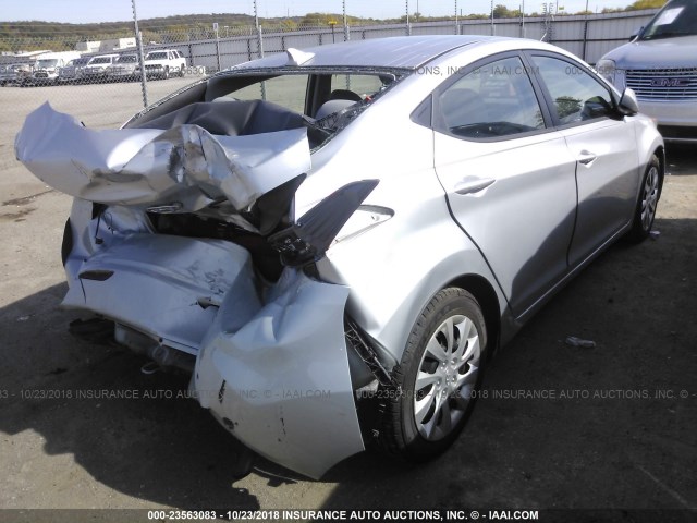 5NPDH4AE4DH216227 - 2013 HYUNDAI ELANTRA GLS/LIMITED GRAY photo 4