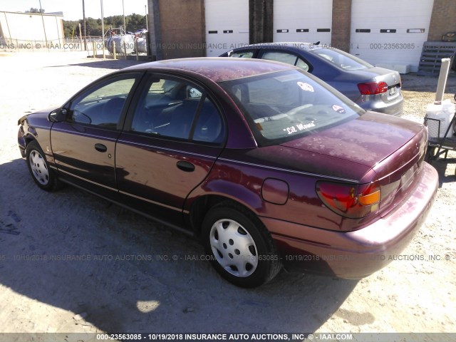 1G8ZH52862Z238895 - 2002 SATURN SL1 BURGUNDY photo 3