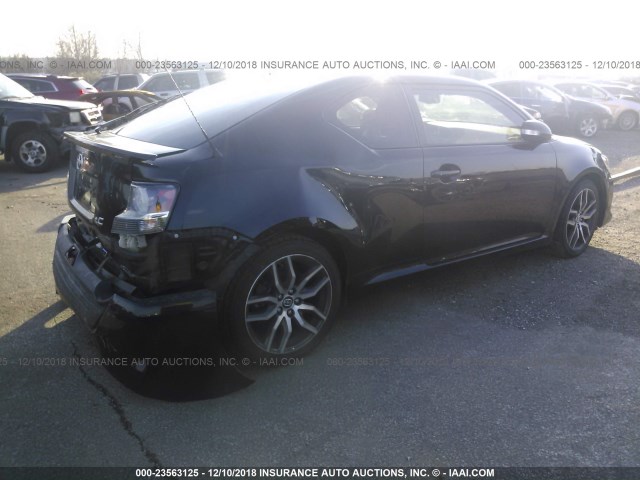 JTKJF5C75E3087434 - 2014 TOYOTA SCION TC 黑色 照片 4