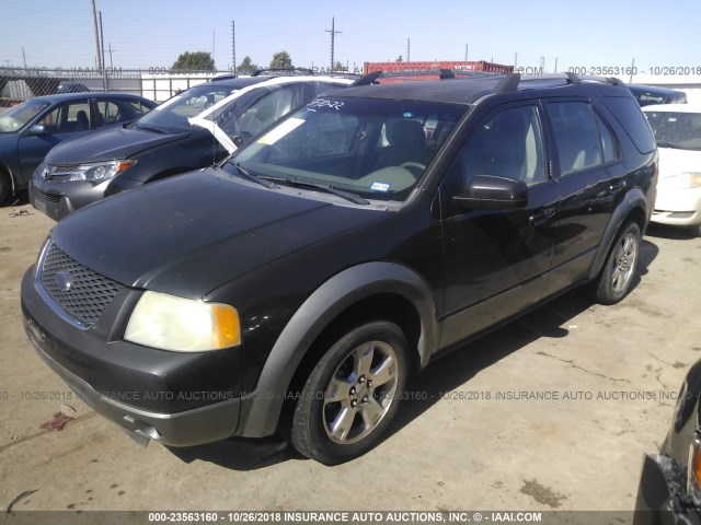 1FMDK02117GA12463 - 2007 FORD FREESTYLE SEL GRAY photo 2