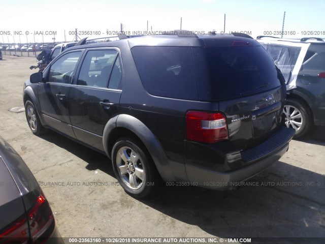 1FMDK02117GA12463 - 2007 FORD FREESTYLE SEL GRAY photo 3