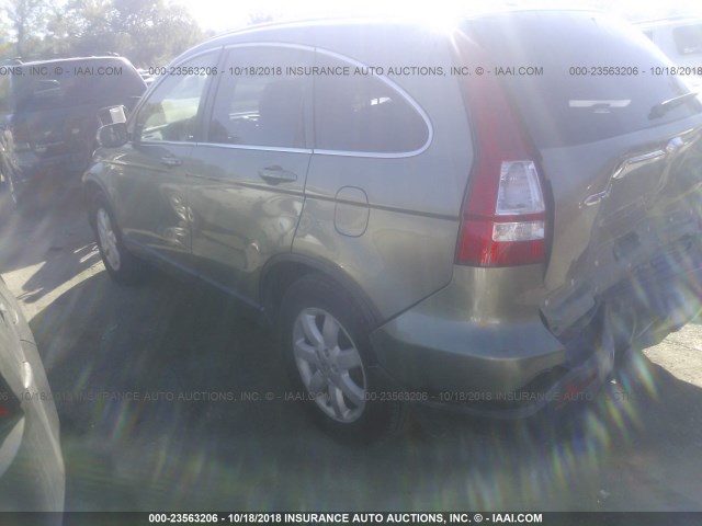 JHLRE38747C006729 - 2007 HONDA CR-V EXL GRAY photo 3