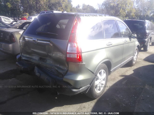 JHLRE38747C006729 - 2007 HONDA CR-V EXL GRAY photo 4