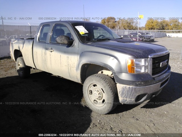 1GT22ZCG9BZ155256 - 2011 GMC SIERRA K2500 HEAVY DUTY GRAY photo 1