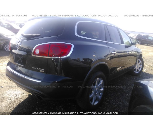 5GAER23D59J171793 - 2009 BUICK ENCLAVE CXL BLACK photo 4