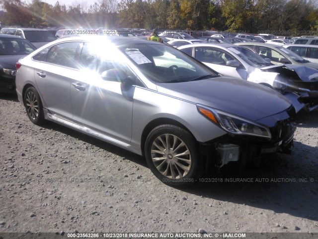 5NPE34AF5FH053912 - 2015 HYUNDAI SONATA SPORT/LIMITED SILVER photo 1