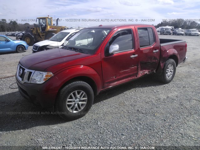 1N6AD0ER5GN795119 - 2016 NISSAN FRONTIER S/SV/SL/PRO-4X RED photo 2