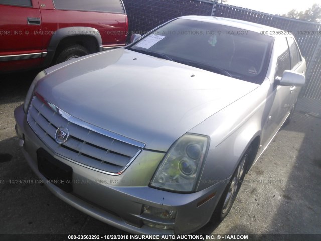 1G6DW677260149320 - 2006 CADILLAC STS SILVER photo 2