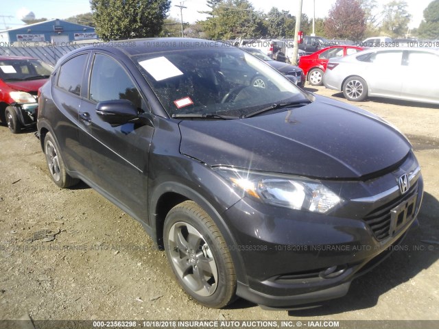 3CZRU5H5XJG706392 - 2018 HONDA HR-V EX BLACK photo 1