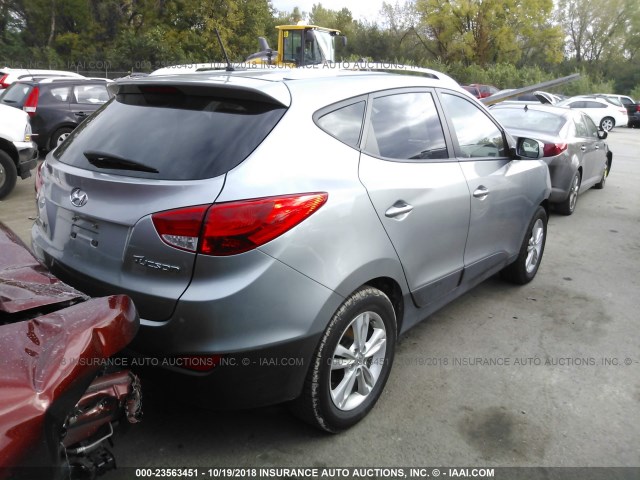 KM8JU3AC8DU639319 - 2013 HYUNDAI TUCSON GLS/LIMITED 灰色 照片 4