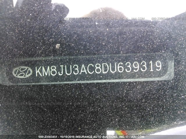 KM8JU3AC8DU639319 - 2013 HYUNDAI TUCSON GLS/LIMITED 灰色 照片 9