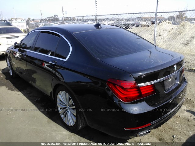 WBAYE4C51FD946819 - 2015 BMW 740 LI BLACK photo 3