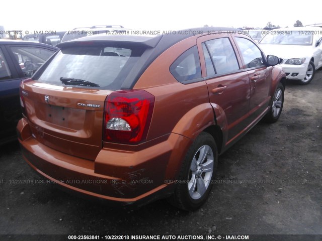 1B3CB3HA1BD107478 - 2011 DODGE CALIBER MAINSTREET ORANGE photo 4