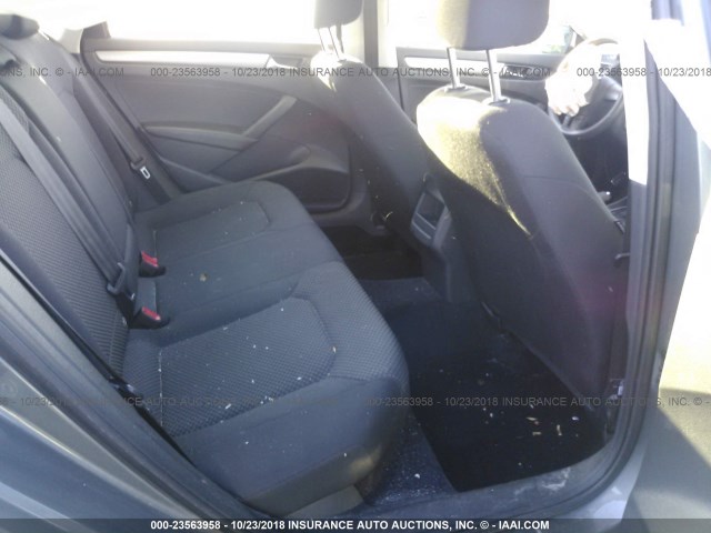 1VWAT7A37EC094796 - 2014 VOLKSWAGEN PASSAT S ნაცრისფერი ფოტო 8