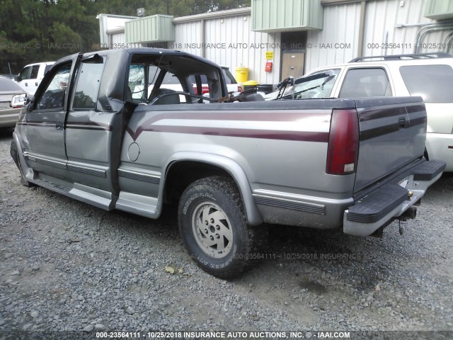 2GDEK19K8P1539647 - 1993 GMC SIERRA K1500 GRAY photo 3