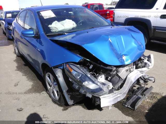 1C3CDFBB4GD515349 - 2016 DODGE DART SXT BLUE photo 1