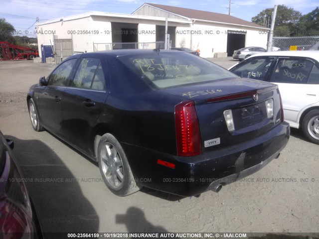 1G6DW677760120136 - 2006 CADILLAC STS BLUE photo 3