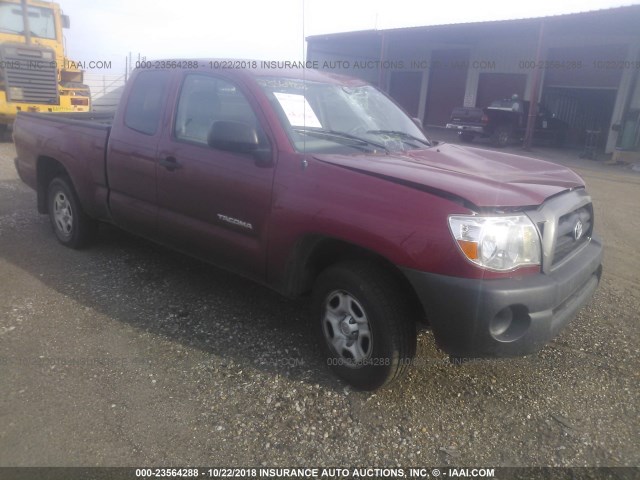 5TETX22N17Z375418 - 2007 TOYOTA TACOMA ACCESS CAB წითელი ფოტო 1