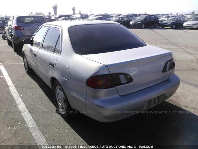1NXBR12E2YZ394047 - 2000 TOYOTA COROLLA VE/CE/LE 银色 照片 3