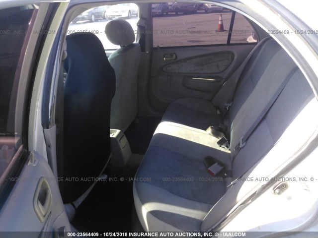 1NXBR12E2YZ394047 - 2000 TOYOTA COROLLA VE/CE/LE 银色 照片 8