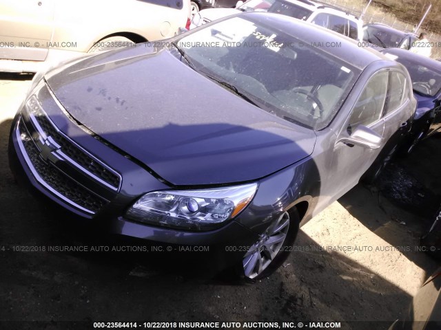 1G11E5SA6DF173168 - 2013 CHEVROLET MALIBU 2LT GRAY photo 2