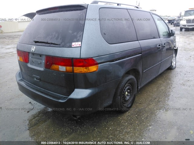 5FNRL18993B068147 - 2003 HONDA ODYSSEY EXL GRAY photo 4