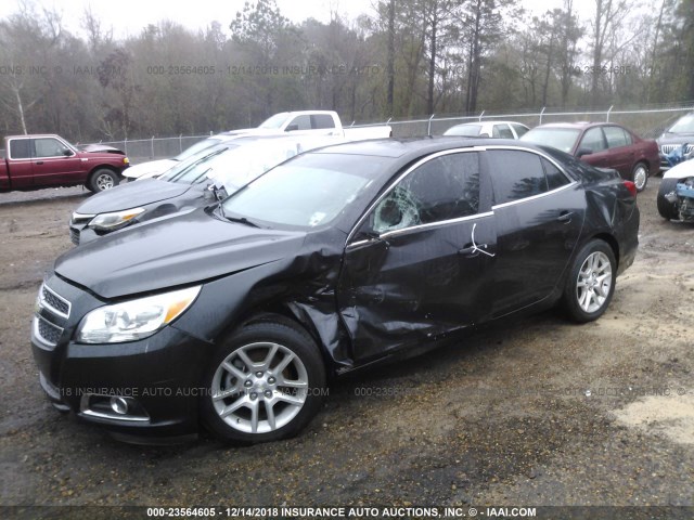 1G11F5RR7DF120083 - 2013 CHEVROLET MALIBU 2LT BLUE photo 2