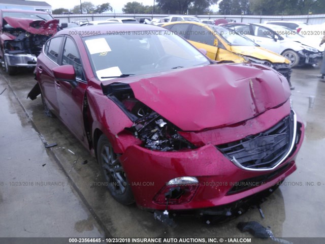 3MZBM1L75EM109695 - 2014 MAZDA 3 TOURING RED photo 1