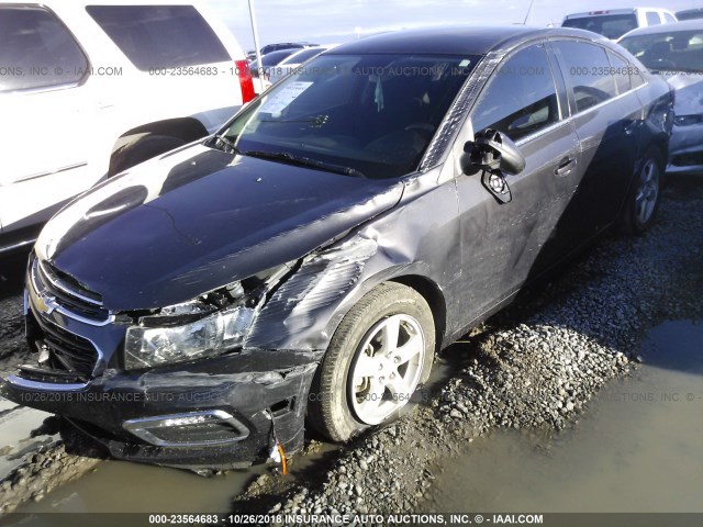 1G1PE5SB8G7197828 - 2016 CHEVROLET CRUZE LIMITED LT GRAY photo 6