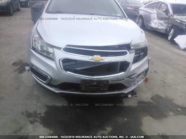 1G1PC5SH5G7192886 - 2016 CHEVROLET CRUZE LIMITED LS SILVER photo 6
