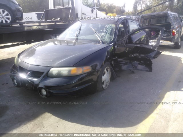 1G2HY54K524219363 - 2002 PONTIAC BONNEVILLE SLE BLACK photo 2