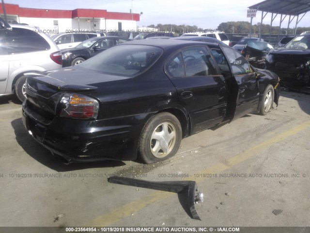 1G2HY54K524219363 - 2002 PONTIAC BONNEVILLE SLE BLACK photo 4