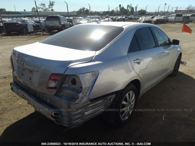 4T4BF3EK0BR192262 - 2011 TOYOTA CAMRY SE/LE/XLE SILVER photo 4